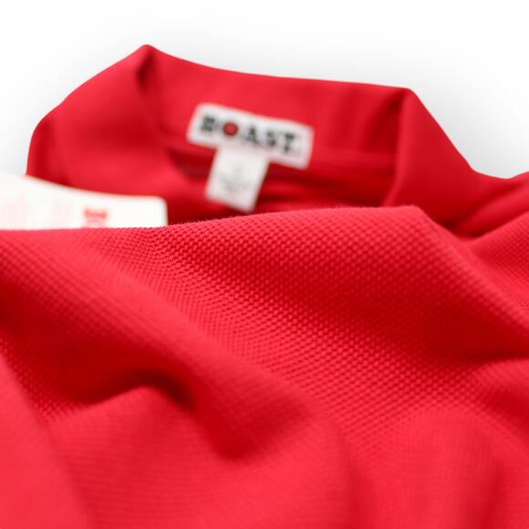 BOAST USA Men Large Blank Core Classic Pique Polo Red NWT - Picture 5 of 10
